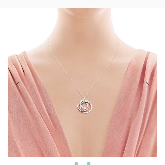 Tiffany & Co 1837 interlocking circles pendent - Picture 4 of 6